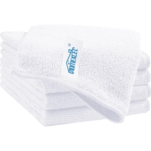 HOMEXCEL 8PK Microfiber Cleaning Cloth, Cleaning Rags for Home, 11.5×11.5in(White)