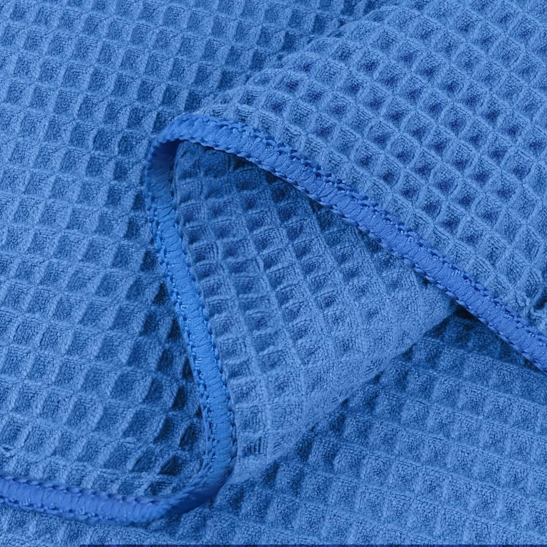 image:imageHOMEXCEL Bath Towels 2PK Microfiber Ultra Soft Bathroom Towel 27x54 inBlue