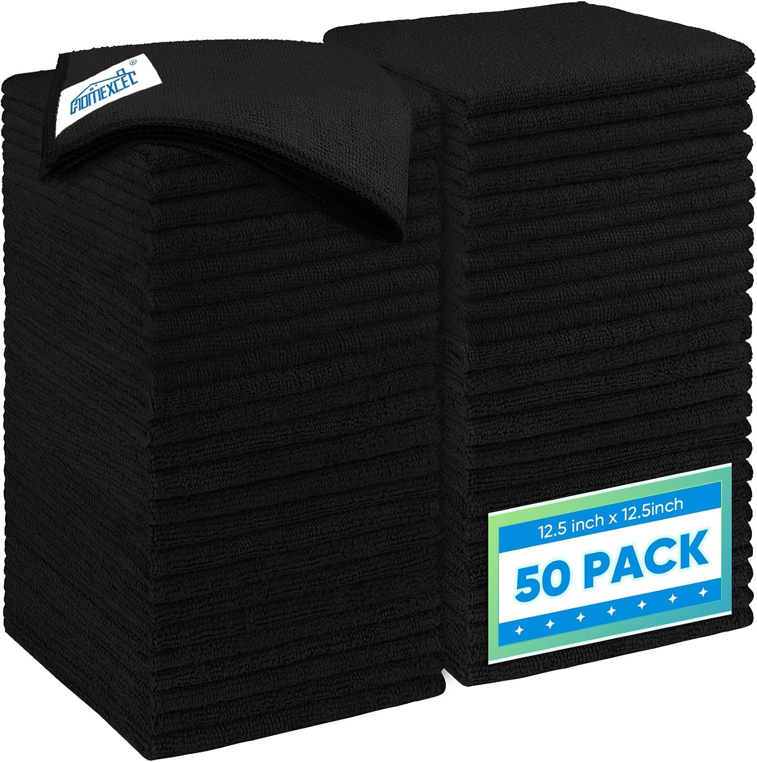 image:imageHOMEXCEL Car Drying Towel 36x 24 Microfiber Towels for Cars Trucks SUVBlack