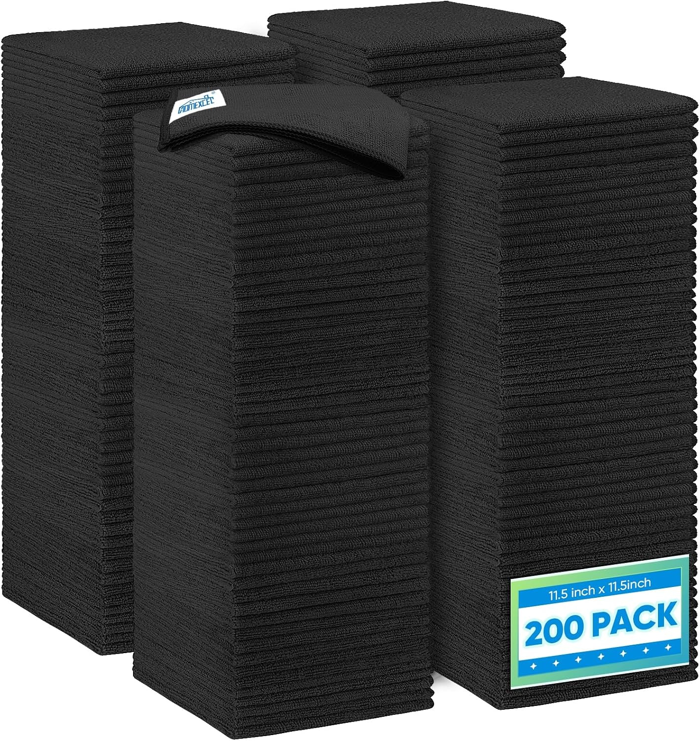 image:imageHOMEXCEL Car Drying Towel 36x 24 Microfiber Towels for Cars Trucks SUVBlack