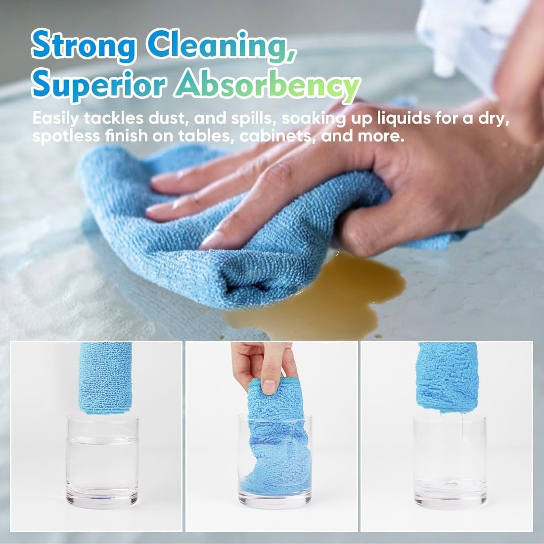 image:imageHOMEXCEL Car Drying Towel 36x 24 Microfiber Towels for Cars Trucks SUVBlue