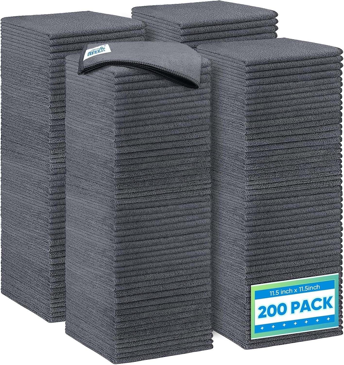 image:imageHOMEXCEL Car Drying Towel 36x 24 Microfiber Towels for Cars Trucks SUVGrey
