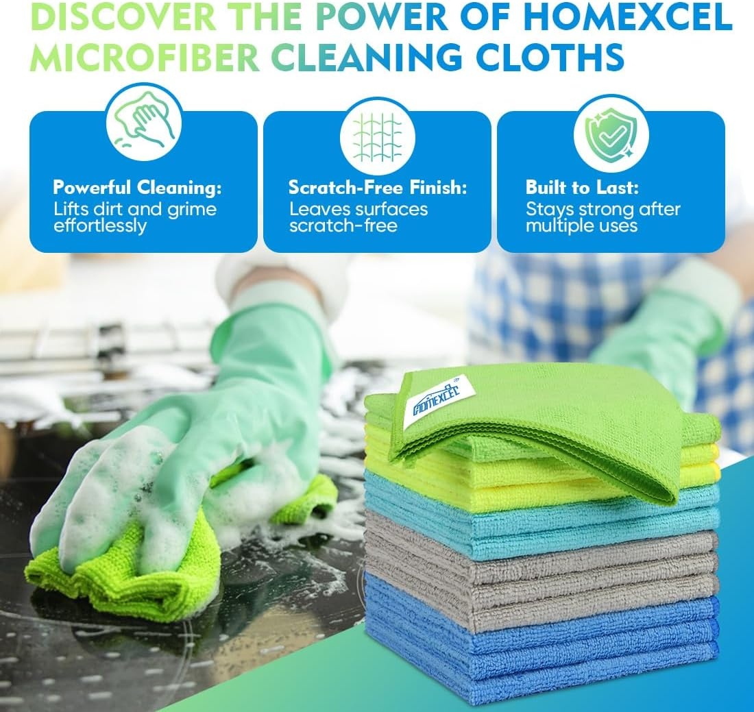 image:imageHOMEXCEL Car Drying Towel 36x 24 Microfiber Towels for Cars Trucks SUVMulticolor