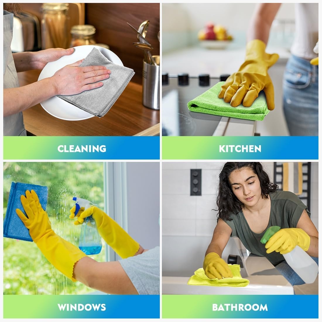 image:imageHOMEXCEL Car Drying Towel 36x 24 Microfiber Towels for Cars Trucks SUVMulticolor