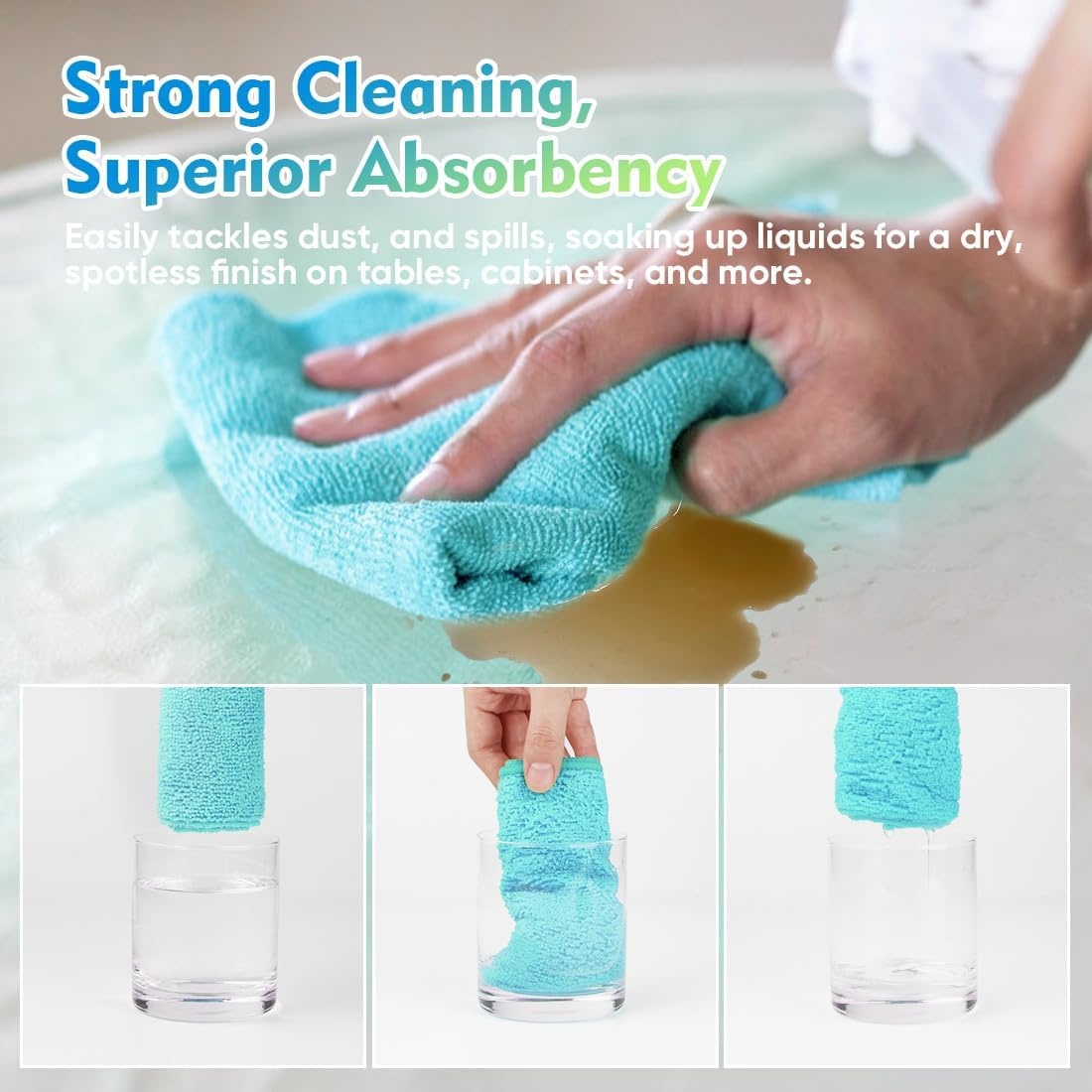 image:imageHOMEXCEL Car Drying Towel 36x 24 Microfiber Towels for Cars Trucks SUVMulticolor