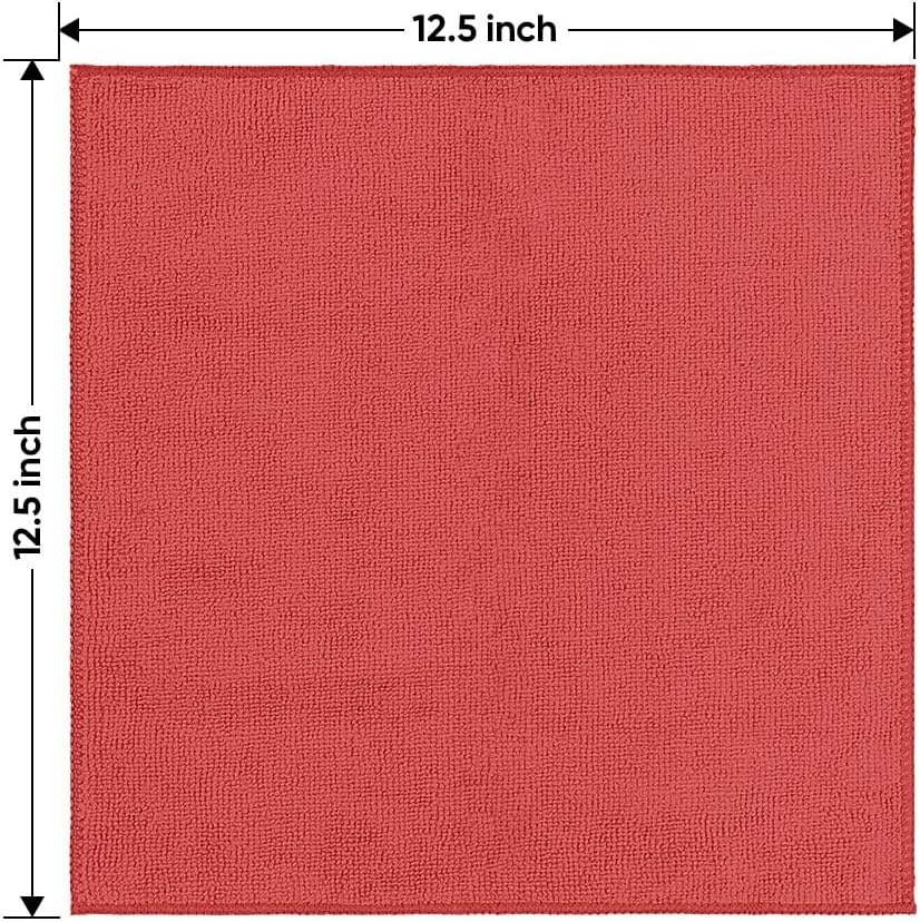 image:imageHOMEXCEL Car Drying Towel 36x 24 Microfiber Towels for Cars Trucks SUVRed