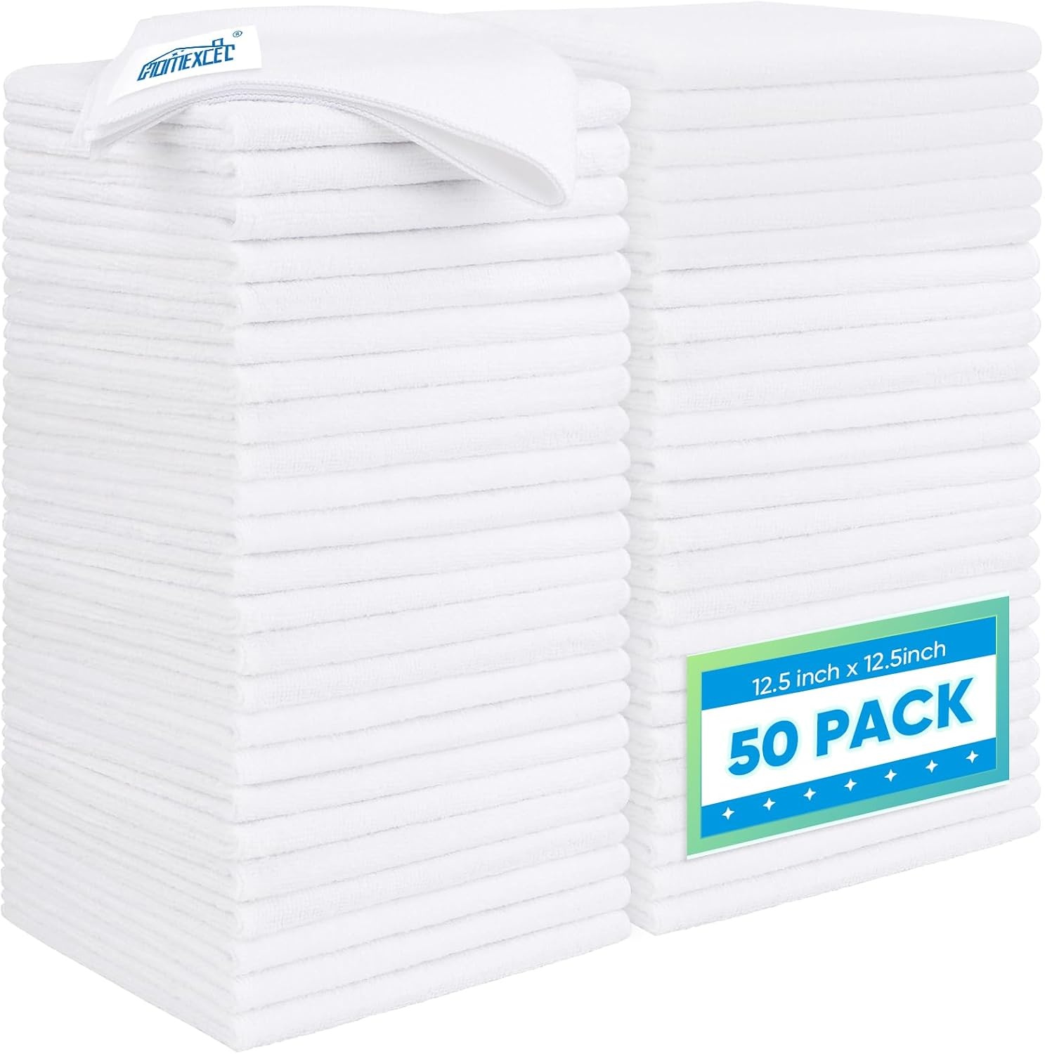 image:imageHOMEXCEL Car Drying Towel 36x 24 Microfiber Towels for Cars Trucks SUVWhite