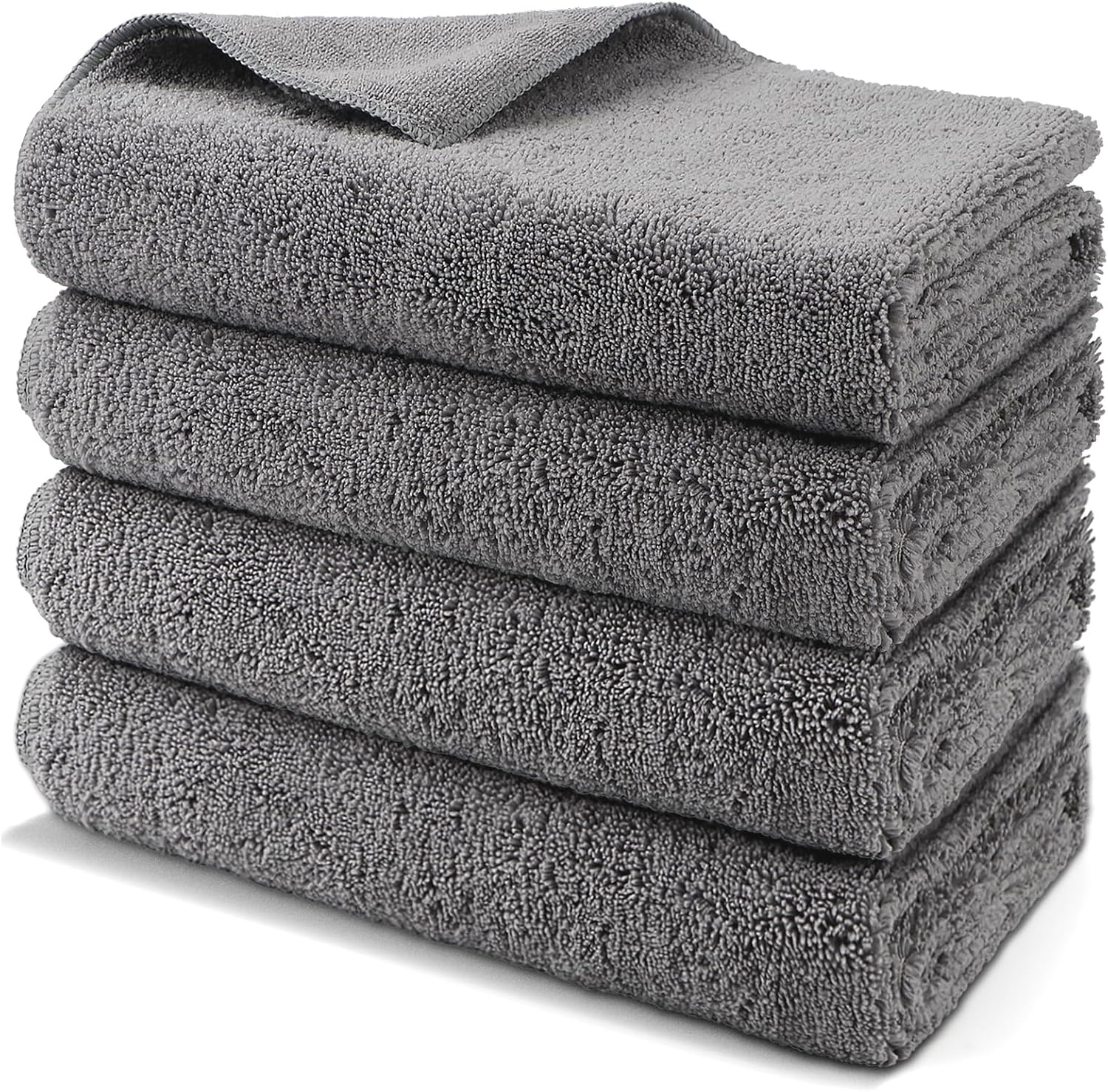 image:imageHOMEXCEL Professional Large Microfiber Car Drying Towels 2 Pack Lint Free Scratch Free Highly Absorbent Drying Towel for Cars SUVs RVs Trucks and Boats31 x 24GreyGrey
