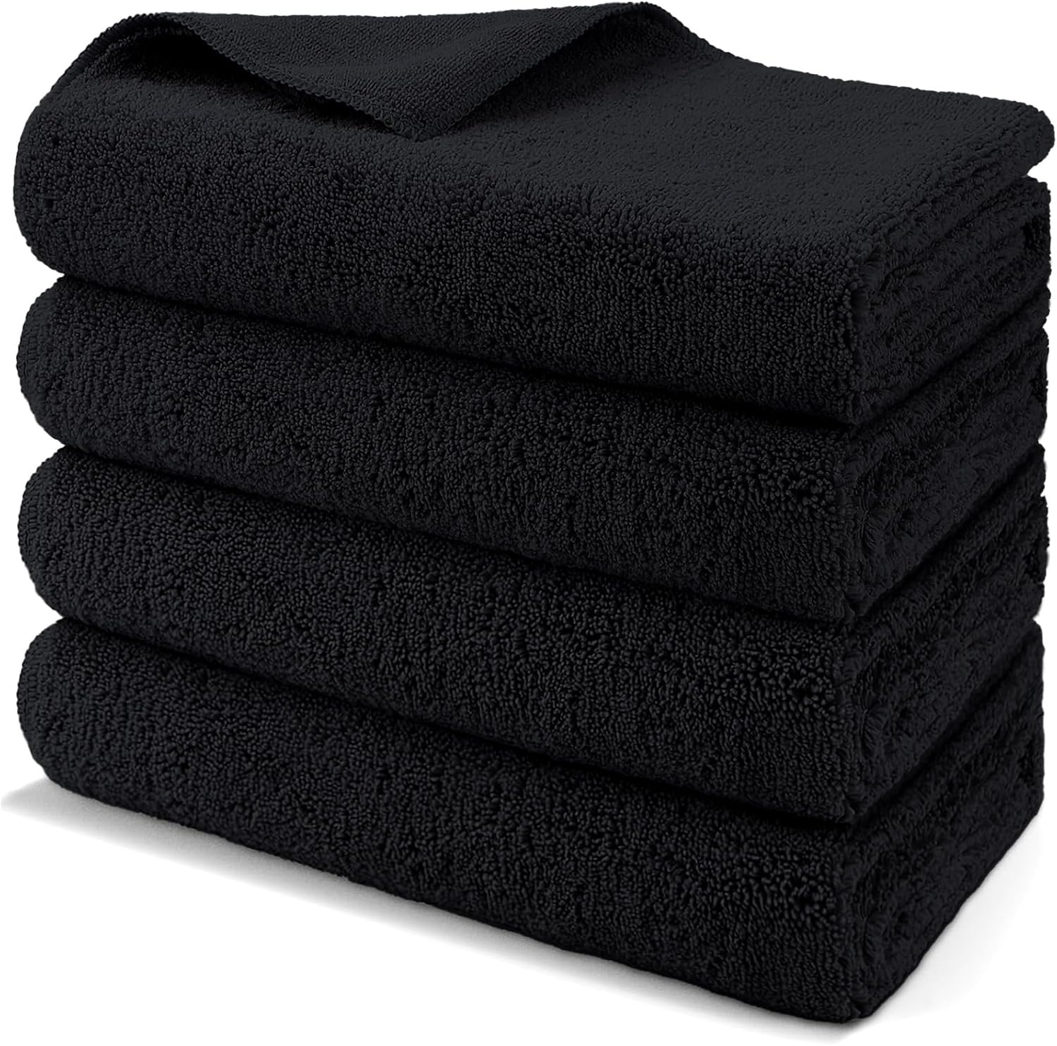 image:imageHOMEXCEL Professional Large Microfiber Car Drying Towels 2 Pack Lint Free Scratch Free Highly Absorbent Drying Towel for Cars SUVs RVs Trucks and Boats31 x 24GreyBlack