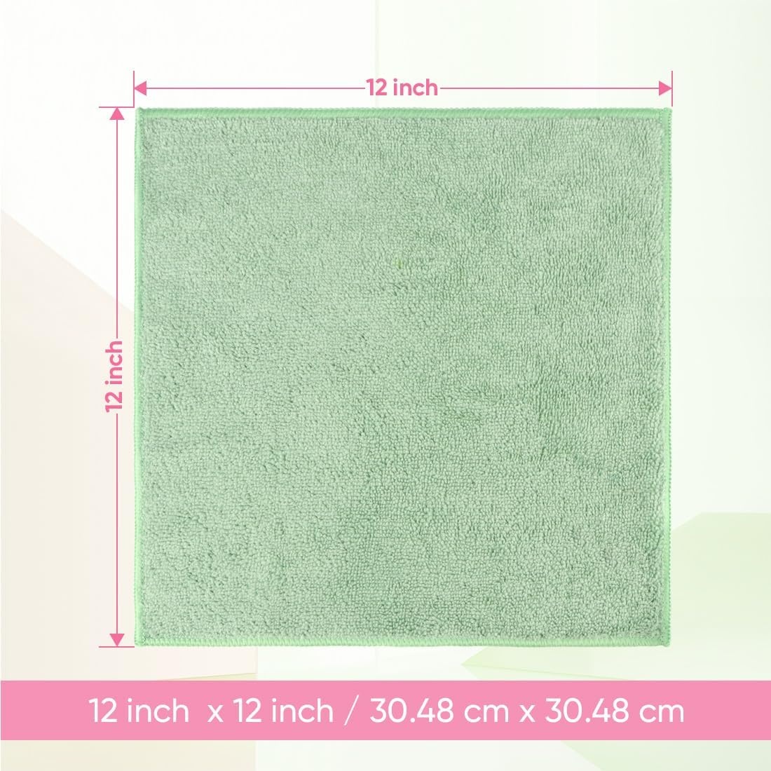 image:imageHOMEXCEL Washcloths 50PK Ultra SoftampHighly Absorbent Face Towels 12X12 inAssorted Set