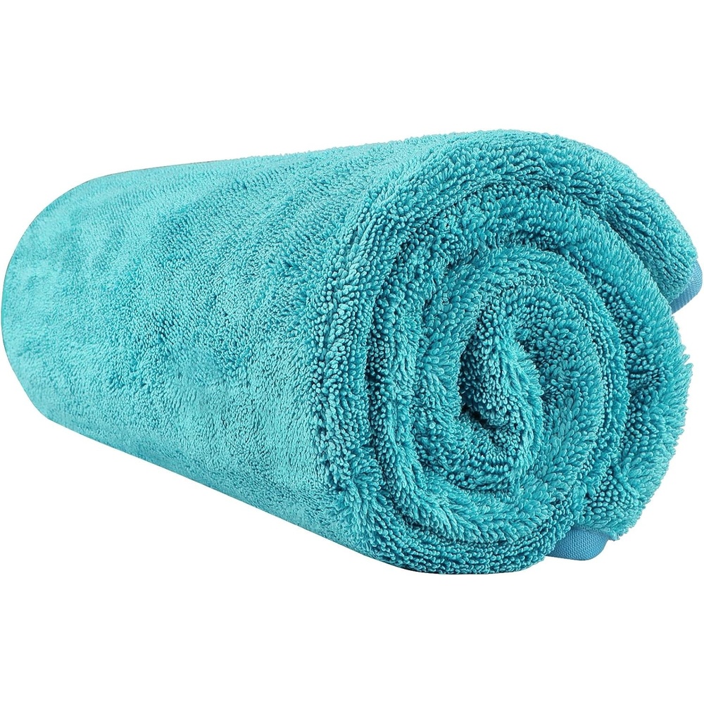 image:imageHOMEXCEL Car Drying Towel 36x 24 Microfiber Towels for Cars Trucks SUVLake Green