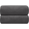 image:imageHOMEXCEL Bath Towels 2PK Microfiber Ultra Soft Bathroom Towel 27x54 inGrey