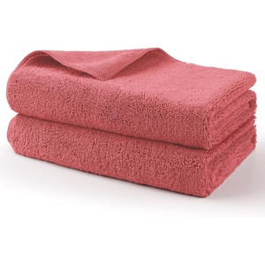 HOMEXCEL Professional Large Microfiber Car Drying Towels 2 Pack, Lint Free, Scratch Free, Highly Absorbent Drying Towel for Cars, SUVs, RVs, Trucks, and Boats,31″ x 24″,Grey(Red)