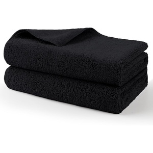 HOMEXCEL Professional Large Microfiber Car Drying Towels 2 Pack, Lint Free, Scratch Free, Highly Absorbent Drying Towel for Cars, SUVs, RVs, Trucks, and Boats,31″ x 24″,Grey(Black)